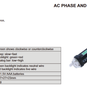 INSIZE Sprieguma detektors