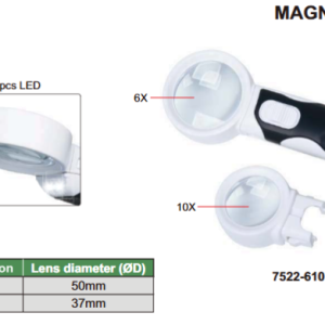 INSIZE Lupa ar divām lēcām