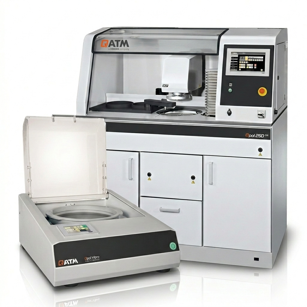Uzlaboti slīpēšanas un pulēšanas risinājumi: Qpol 250 BOT un Qpol Vibro