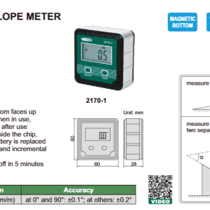 INSIZE Digitālais līmenis un slīpuma mērītājs