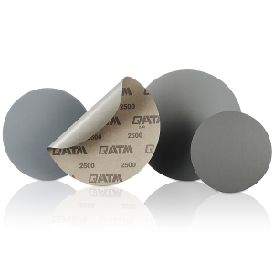 QATM SIC slīpēšanas papīrs Ø 250mm P500 100gab. (bez līmes/ folijas pamatnes)