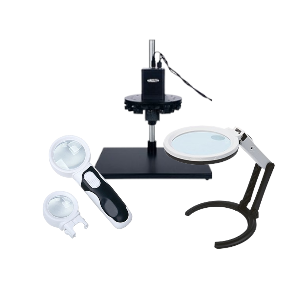 Mikroskopi, palielināmie stikli